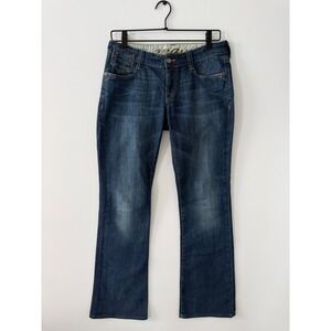 Mavi Zoe Dark Wash Low Rise Bootcut Jeans Size 28/32 Y2K Hipster